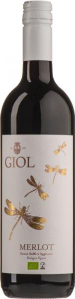 Giol Merlot Senza Solfiti 2021, Rotwein ohne Schwefel - Zusatz